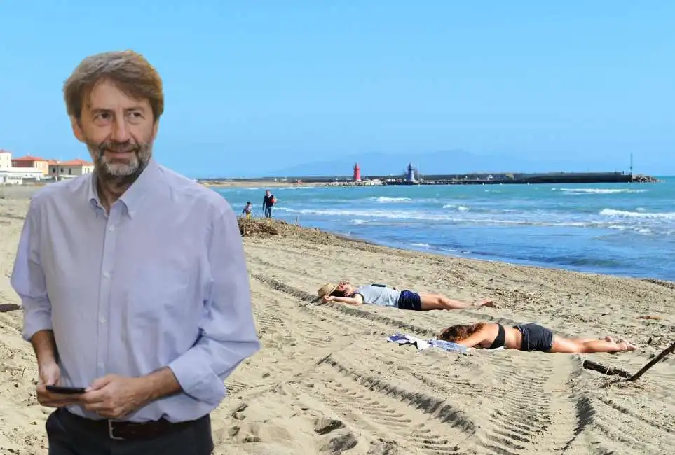 dario franceschini mare spiagge vacanze coronavirus