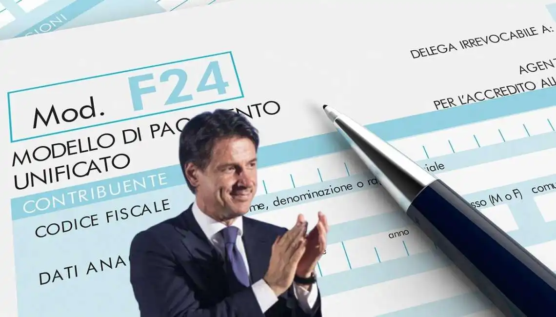 f24 tasse giuseppe conte