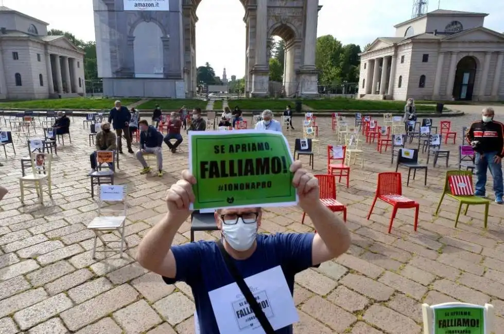 flash mob dei ristoratori a milano-6