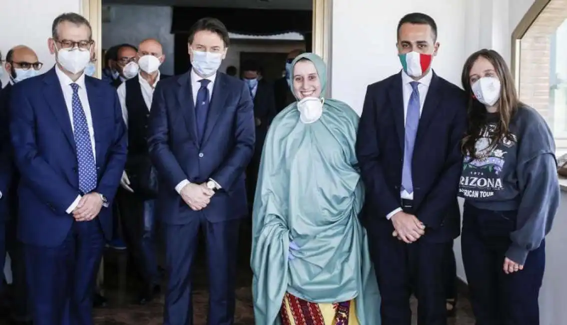 giuseppe conte luigi di maio silvia romano