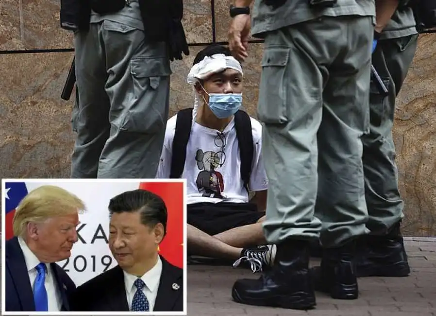 hong kong donald trump xi jinping