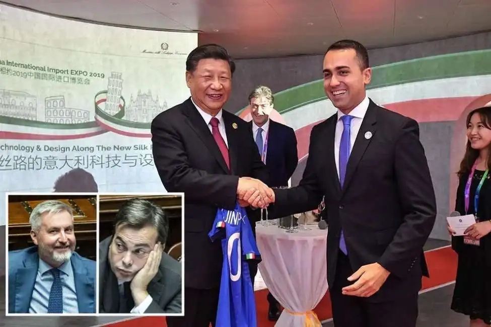 lorenzo guerini vincenzo enzo amendola xi jinping luigi di maio