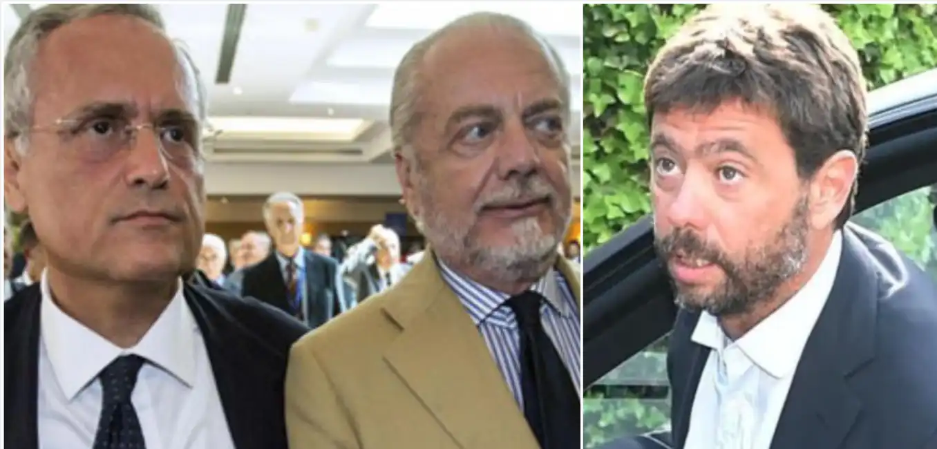 lotito de laurentiis andrea agnelli