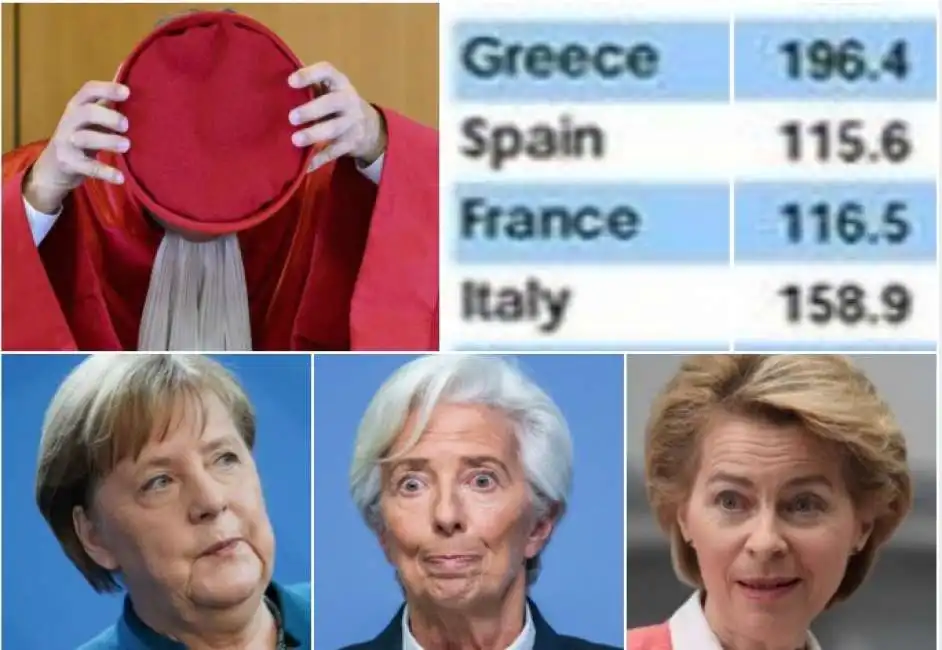 merkel lagarde leyen ursula corte costituzionale