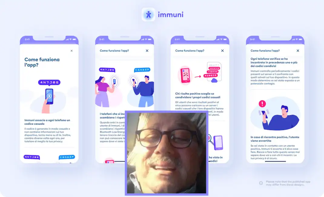 pierluigi pigi battista immuni app