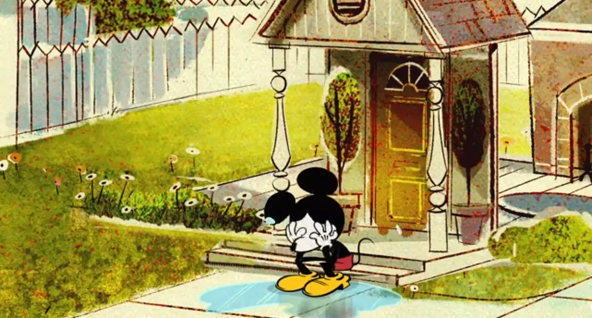 topolino piange disney