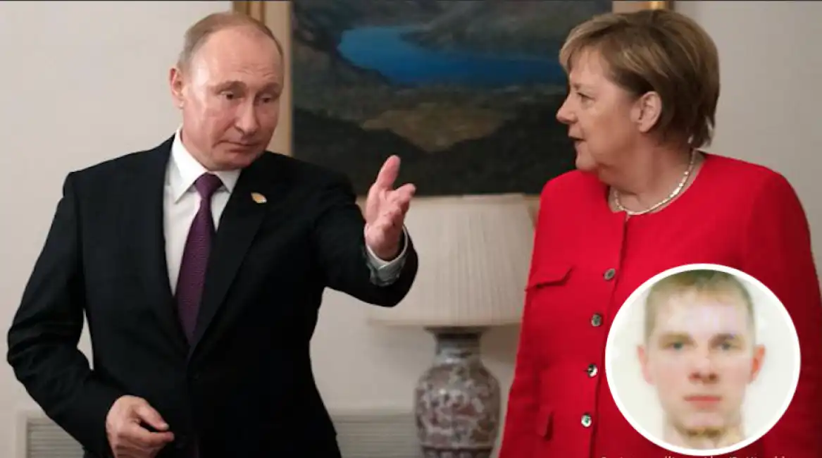 vladimir putin angela merkel dmitry badin