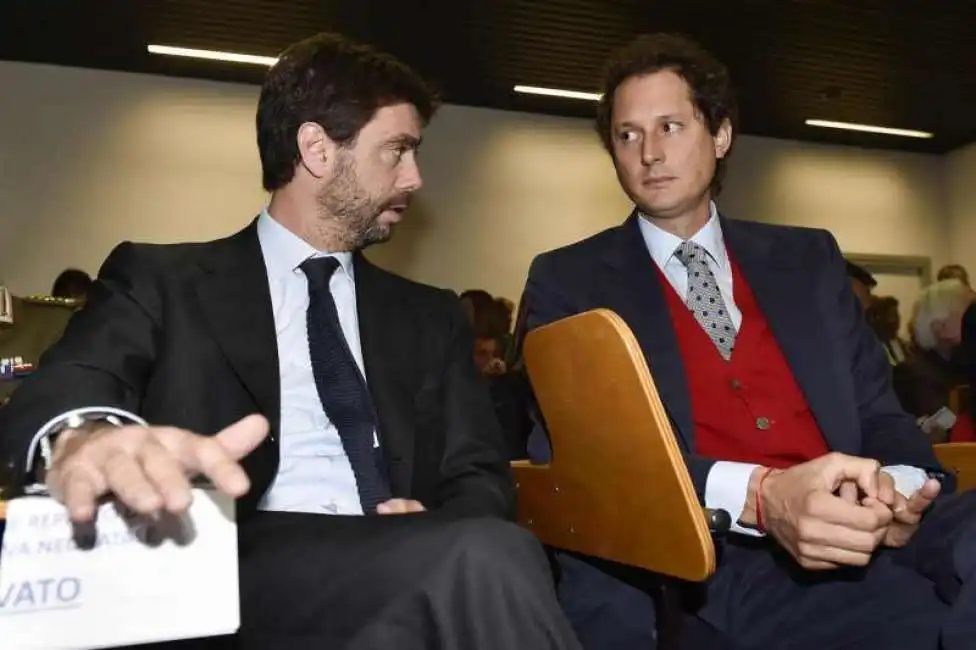 andrea agnelli e john elkann