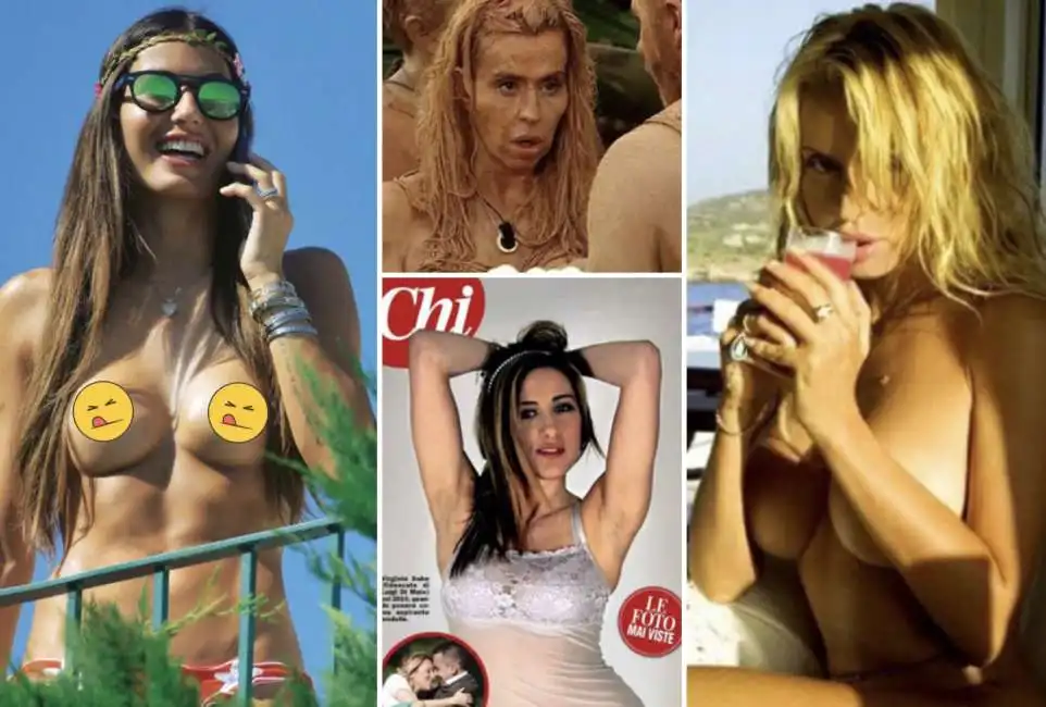 elisabetta gregoraci valeria marini virginia saba