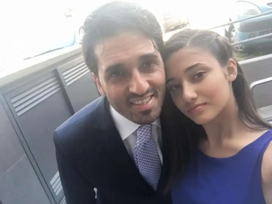 gianluca grassadonia con la figlia