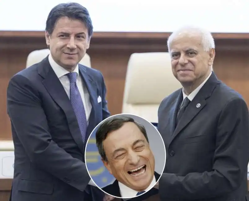 giuseppe conte gennaro vecchione mario draghi