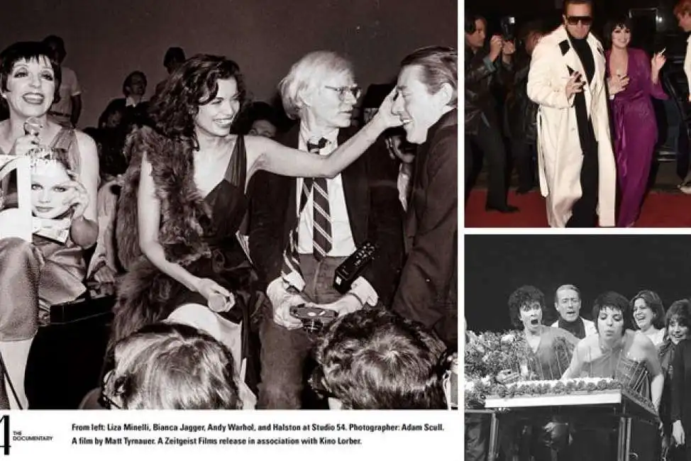 halston e bianca jagger liza minnelli