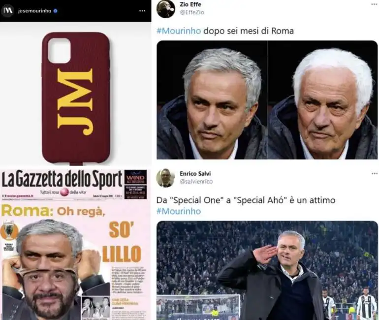 jose mourinho roma meme