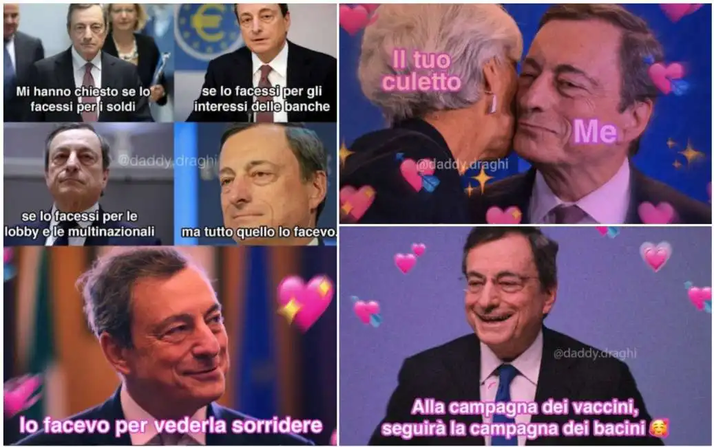 le bimbe di mario draghi meme daddydraghi draghiqueens