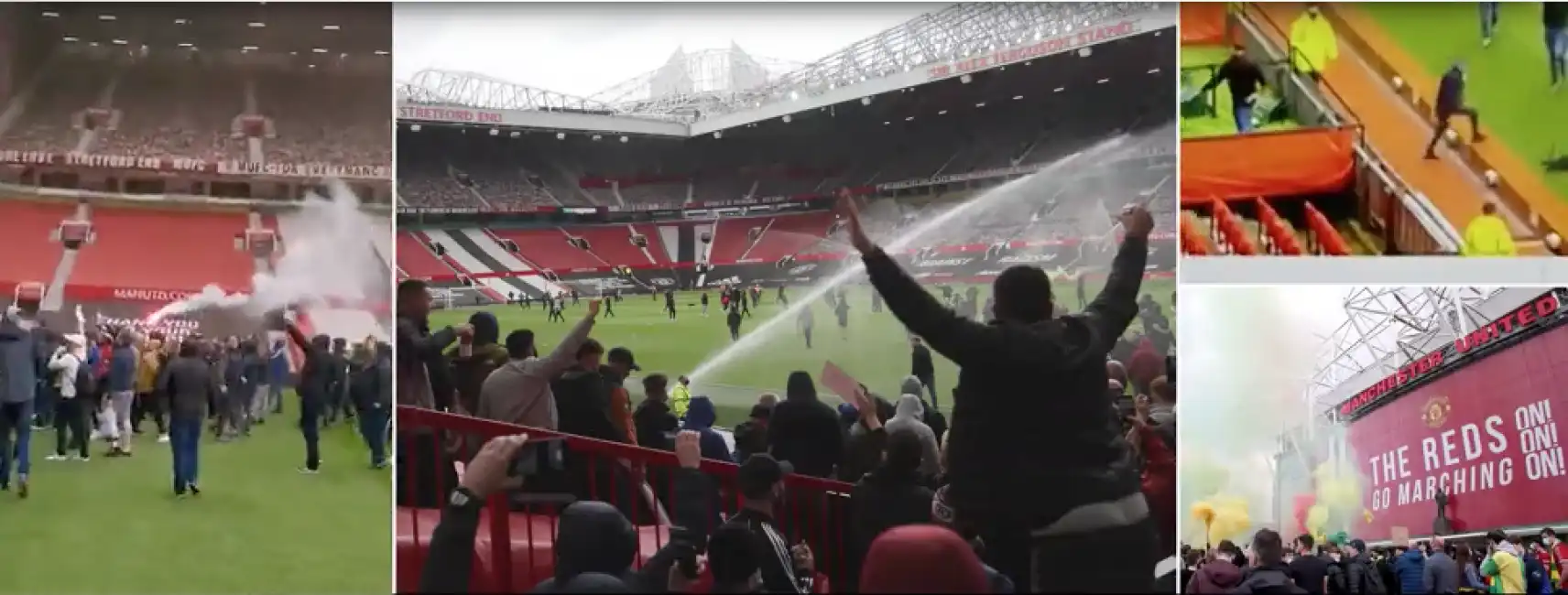 manchester united tifosi protestano contro glazer