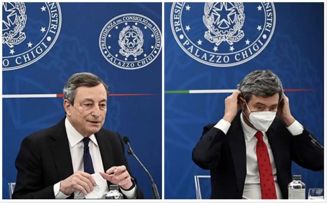 mario draghi e andrea orlando