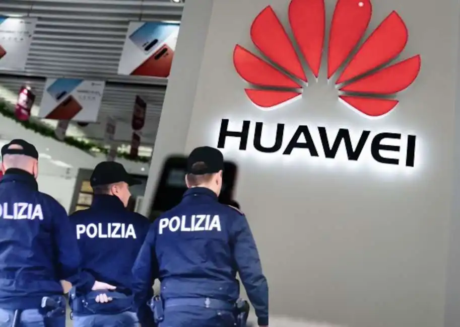 polizia huawei