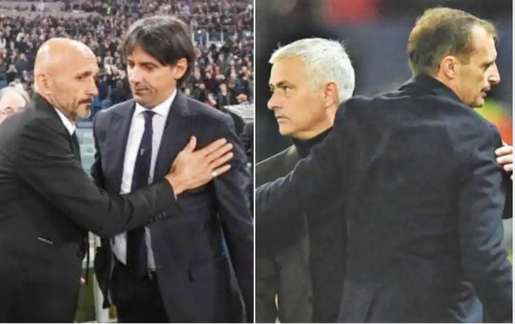 spalletti inzaghi mourinho allegri