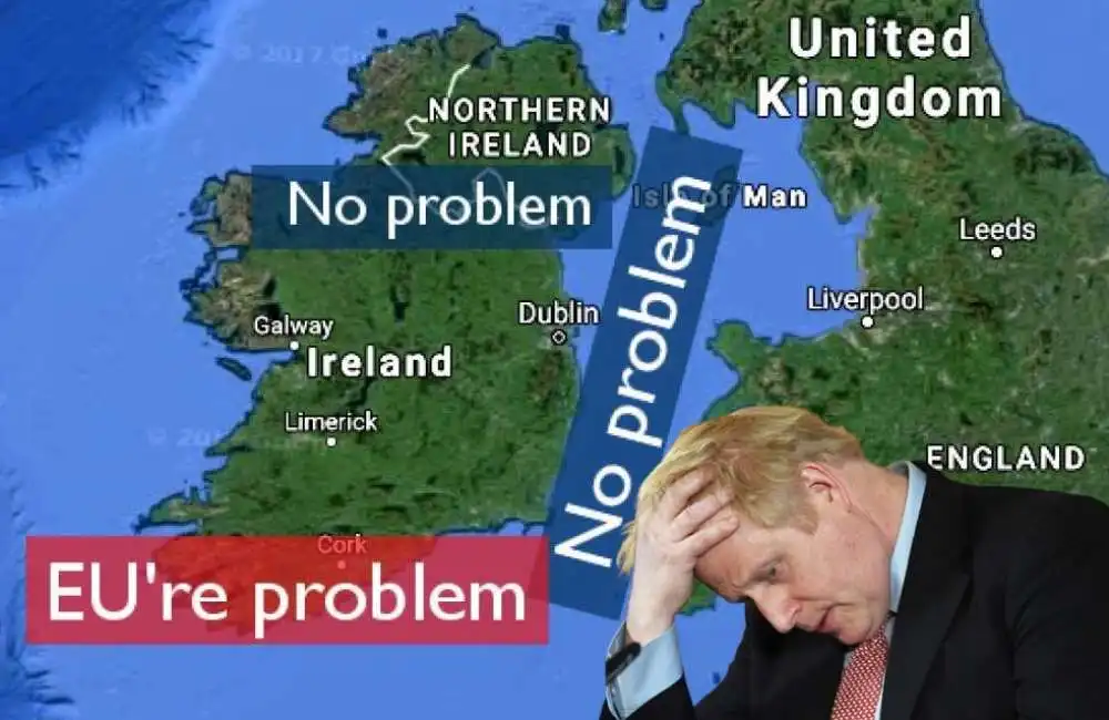 brexit irlanda confini boris johnson