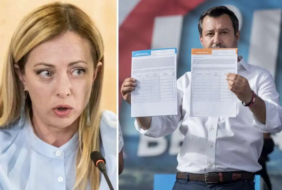 giorgia meloni matteo salvini