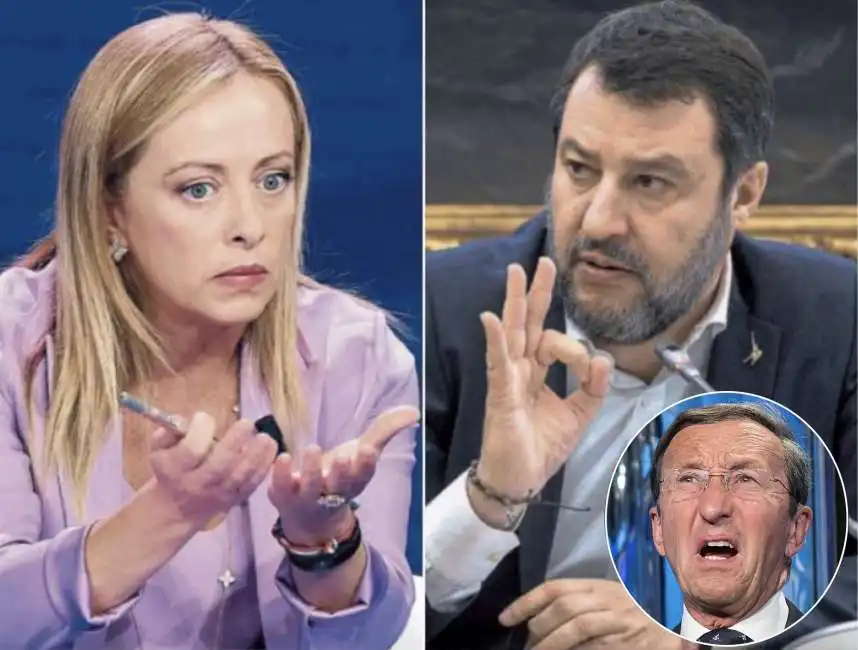 giorgia meloni matteo salvini gianfranco fini 