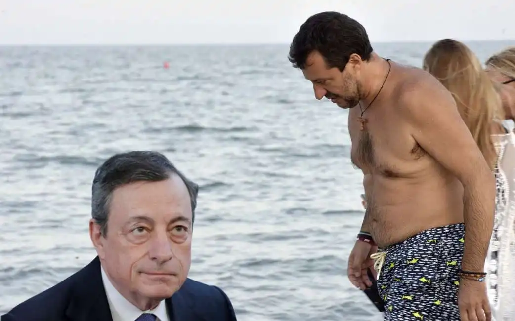 mario draghi matteo salvini 