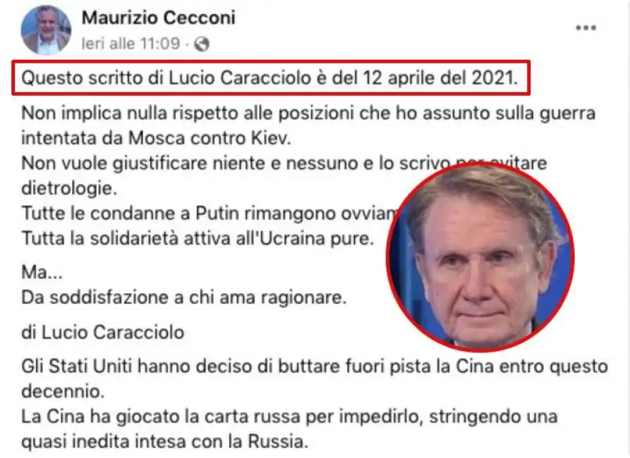 maurizio cecconi lucio caracciolo