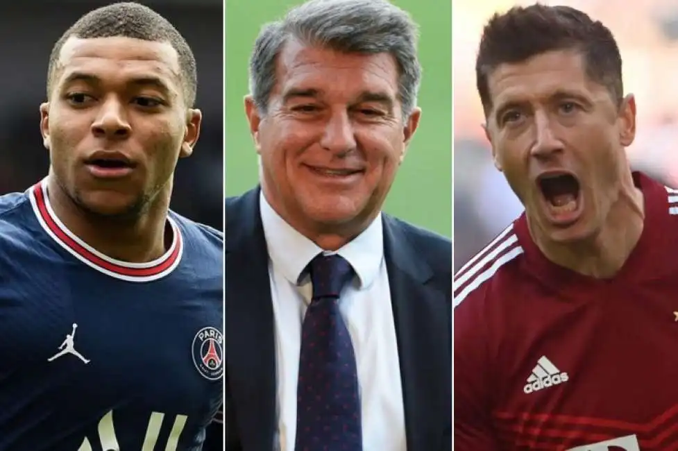 mbappe laporta lewandowski