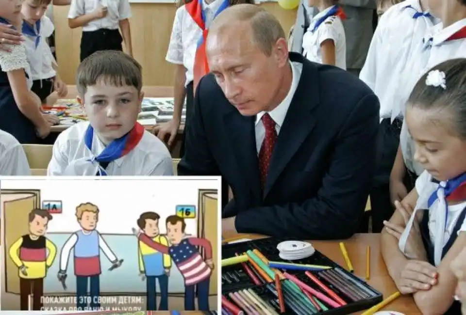 putin scuola vanya e nikola