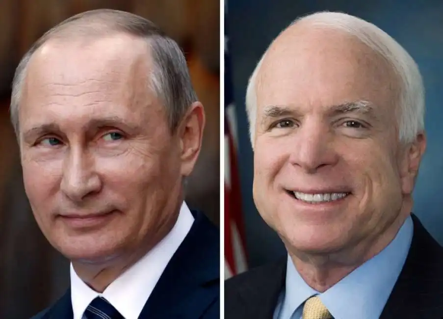 vladimir putin john mccain 