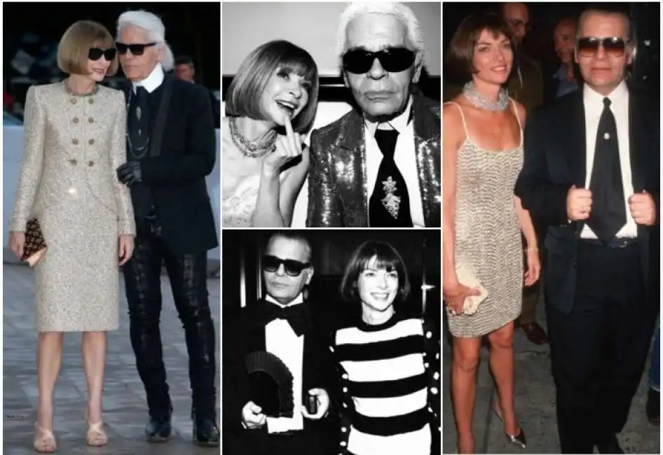 anna wintour karl lagerfeld