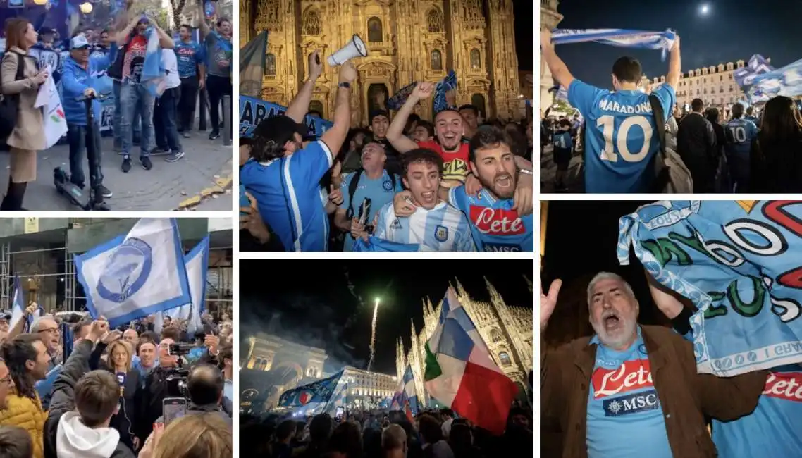 festa scudetto napoli milano torino new york buenos aires