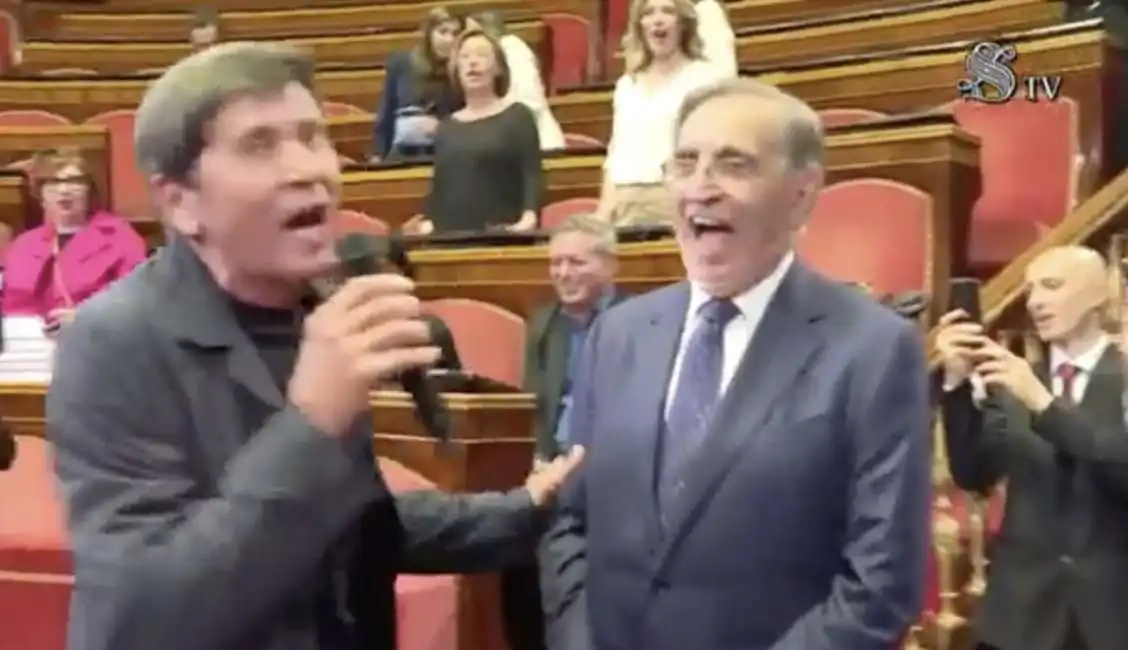 gianni morandi ignazio la russa 