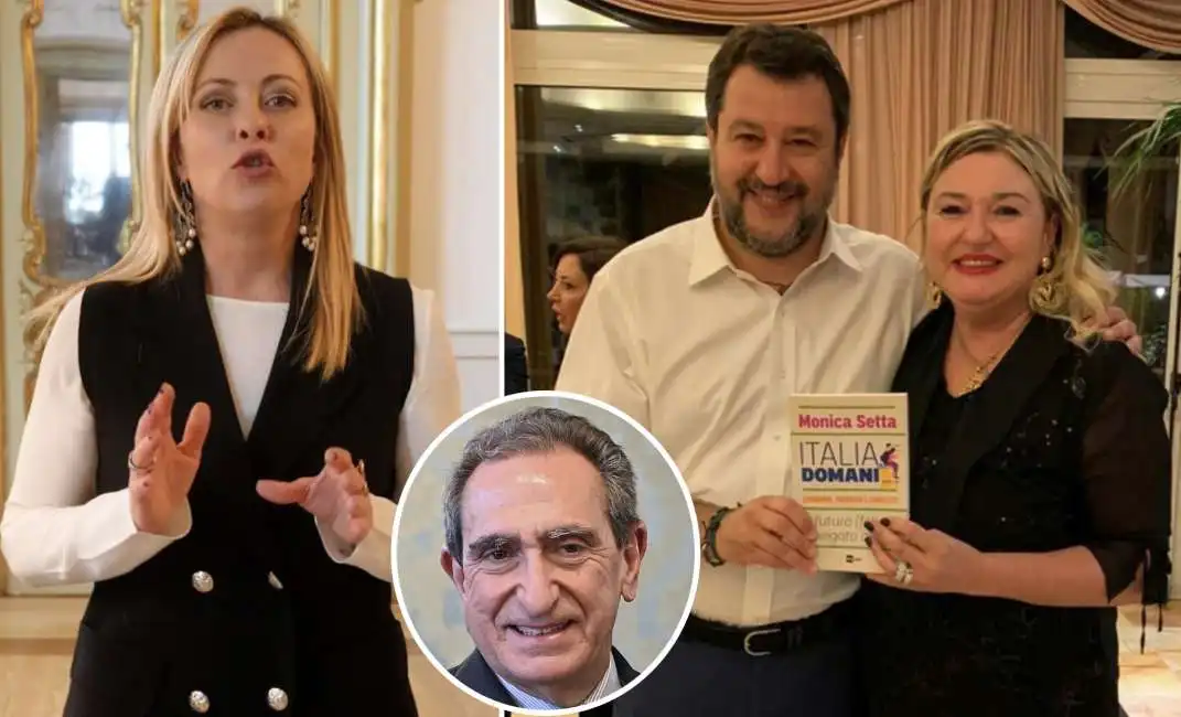 giorgia meloni monica setta matteo salvini carlo fuortes 