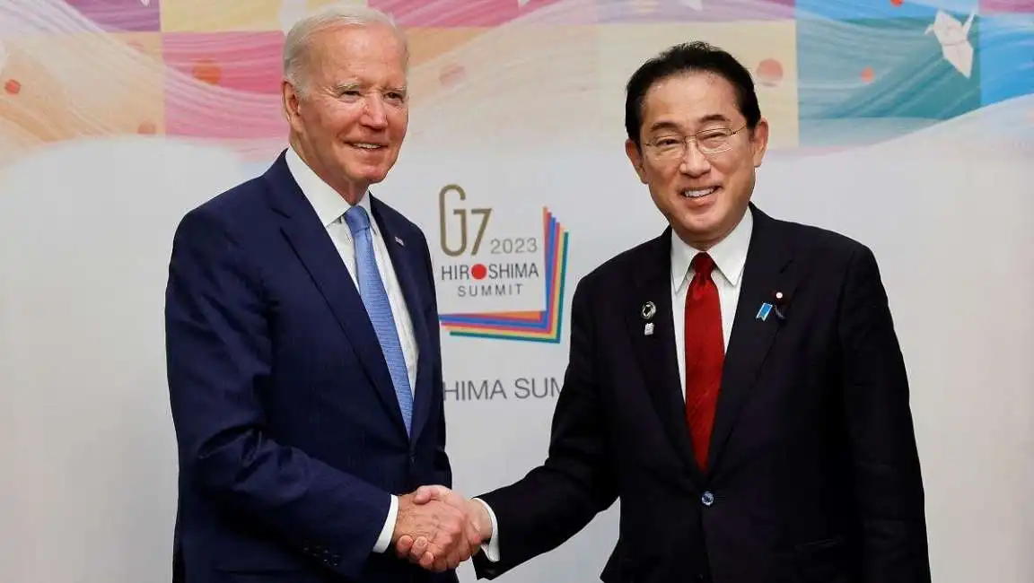 joe biden g7 hiroshima fumio kishida