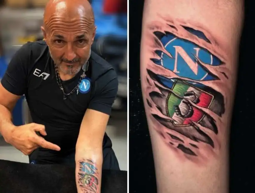 luciano spalletti tatuaggio napoli 