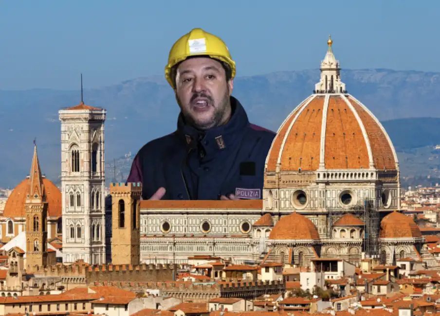 mateto salvini brunelleschi firenze cupola crollo 