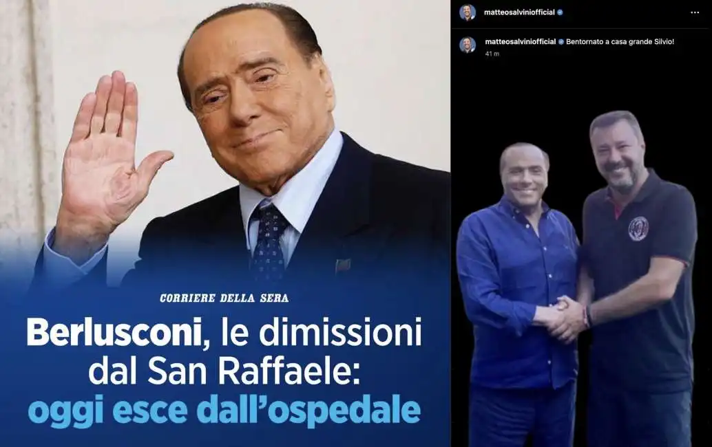 matteo salvini silvio berlusconi dimissioni 