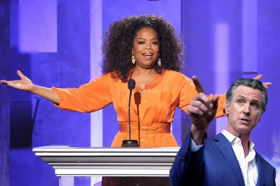 oprah winfrey gavin newsom 