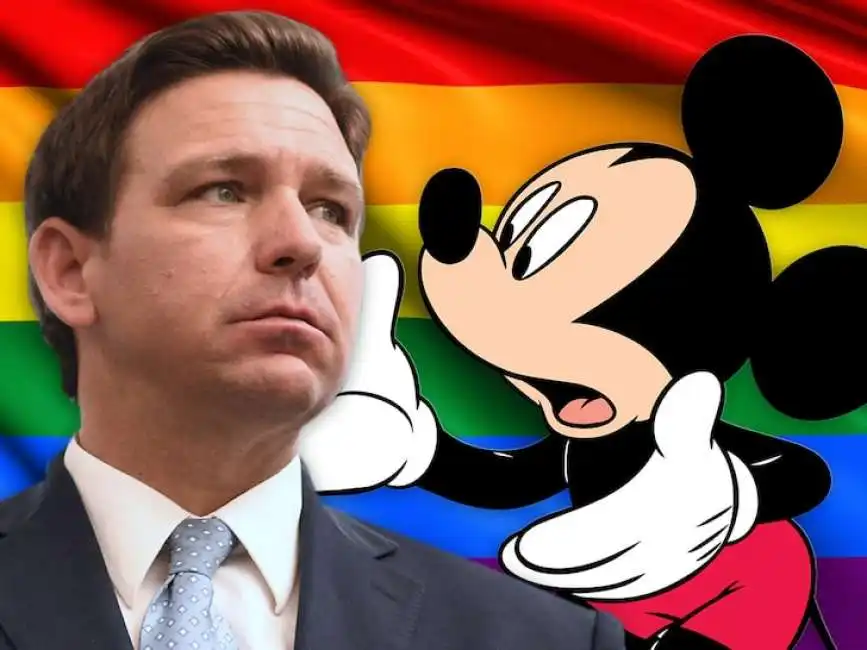 ron desantis disney topolino