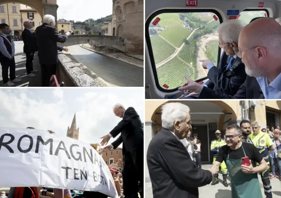 sergio mattarella emilia romagna stefano bonaccini alluvione maltempo