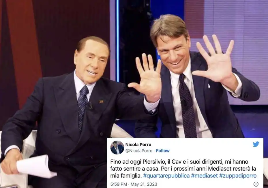 silvio berlusconi nicola porro 