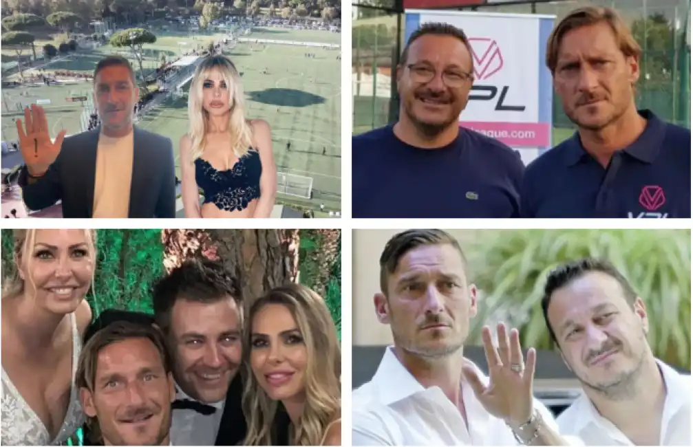 totti ilary blasi la sorella silvia riccardo totti