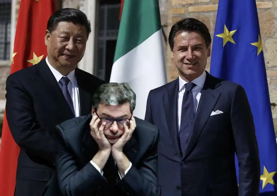 xi jinping giancarlo giorgetti giuseppe conte 