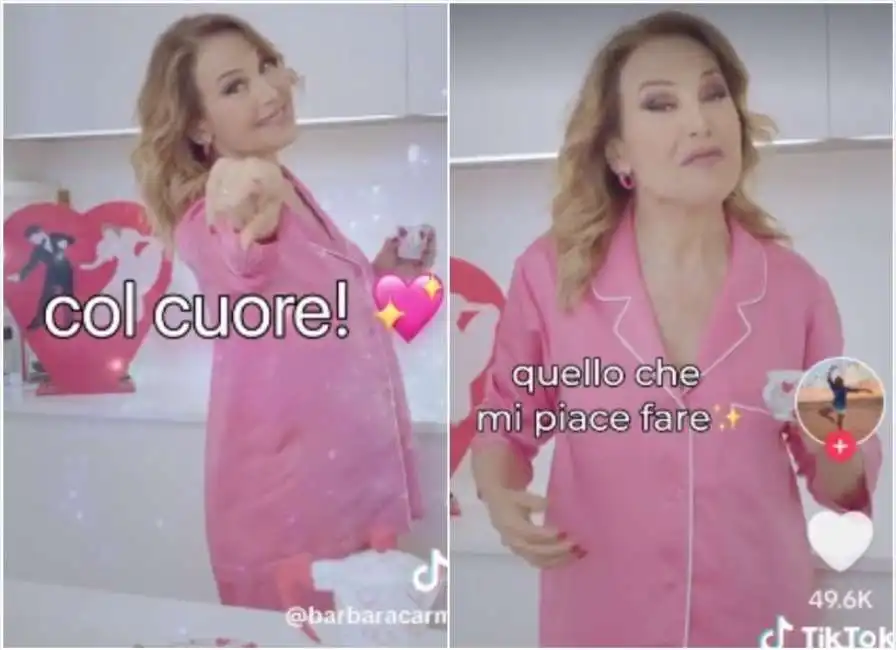 barbara d urso su tiktok