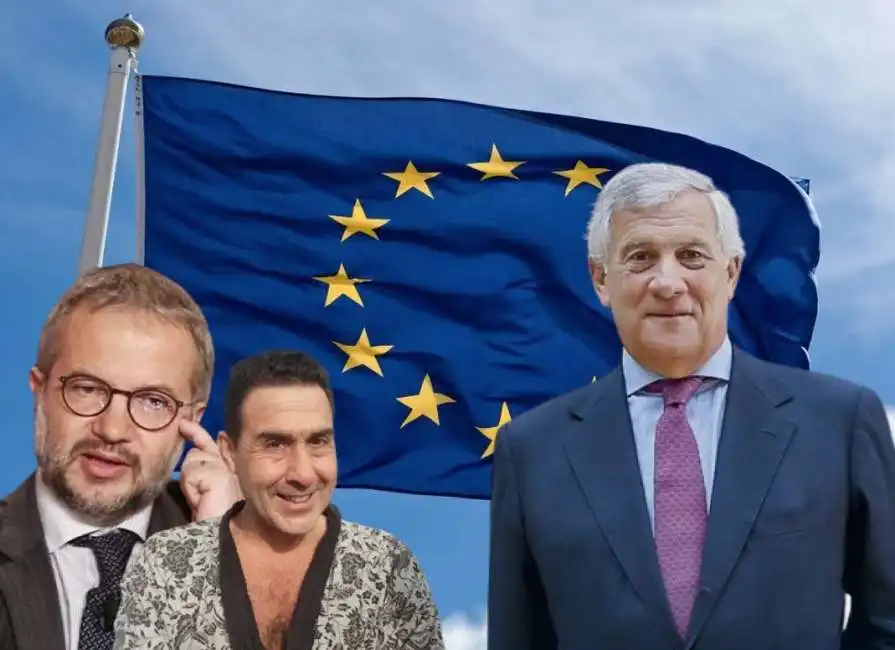 claudio borghi roberto vannacci antonio tajani