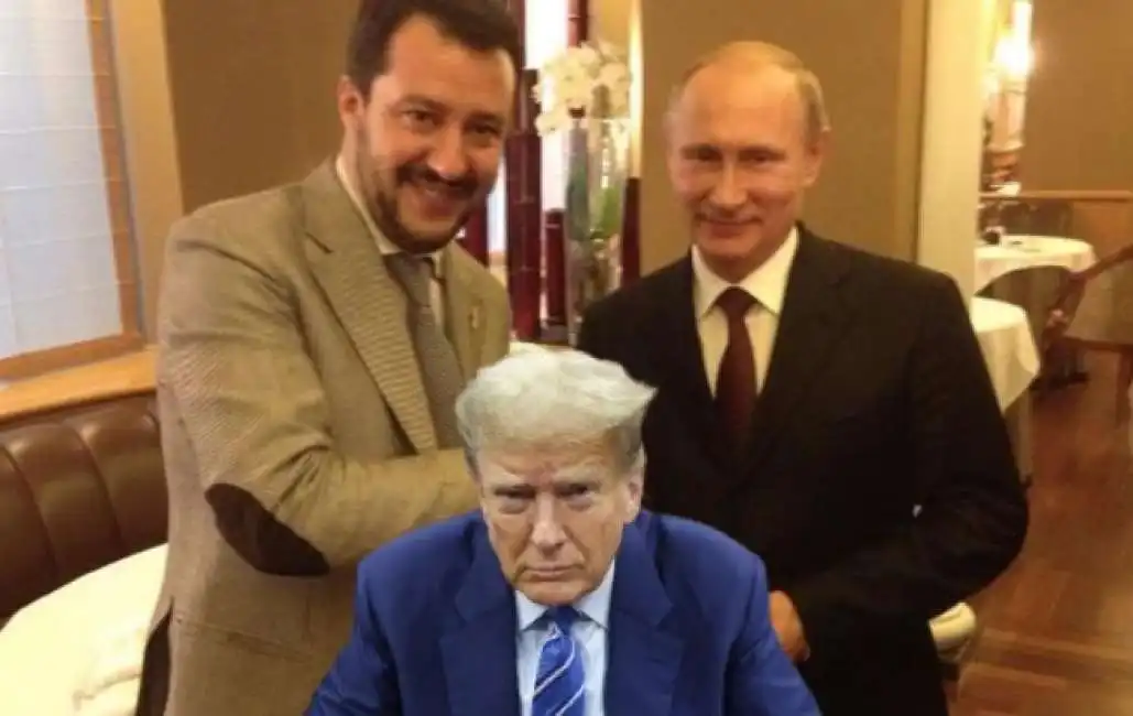 donald trump vladimir putin matteo salvini