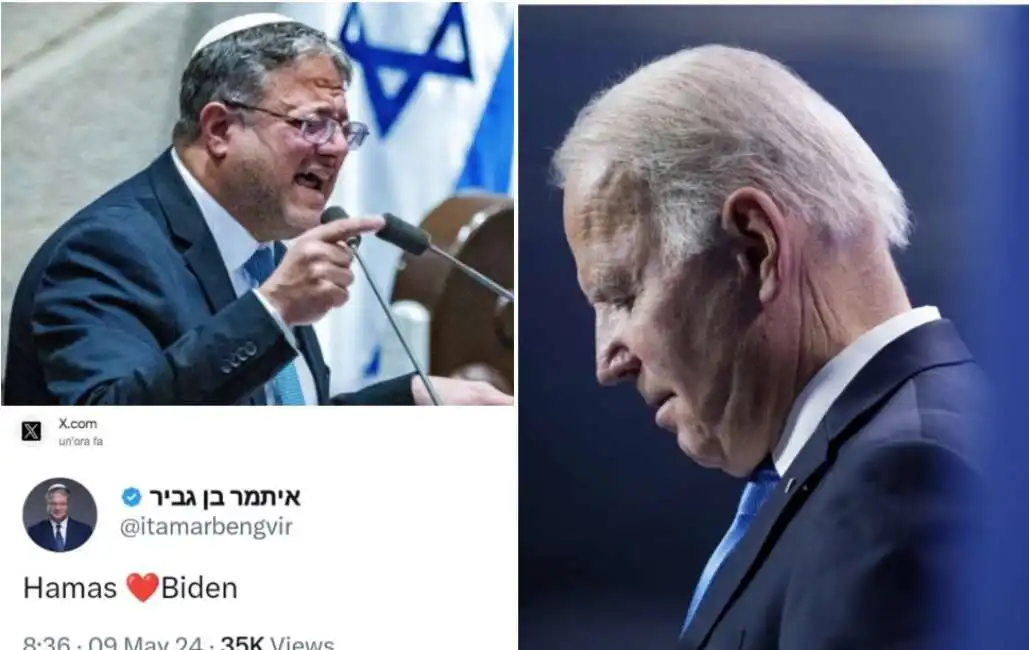 israele hamas joe biden ben gvir