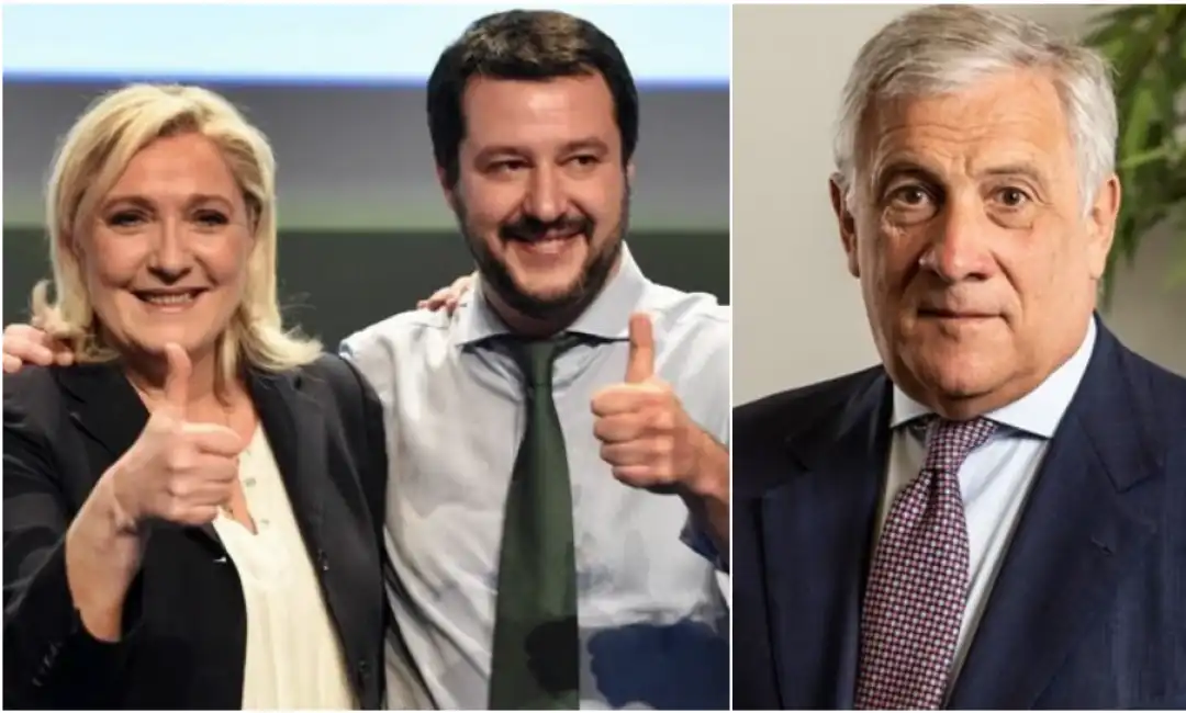 le pen salvini tajani