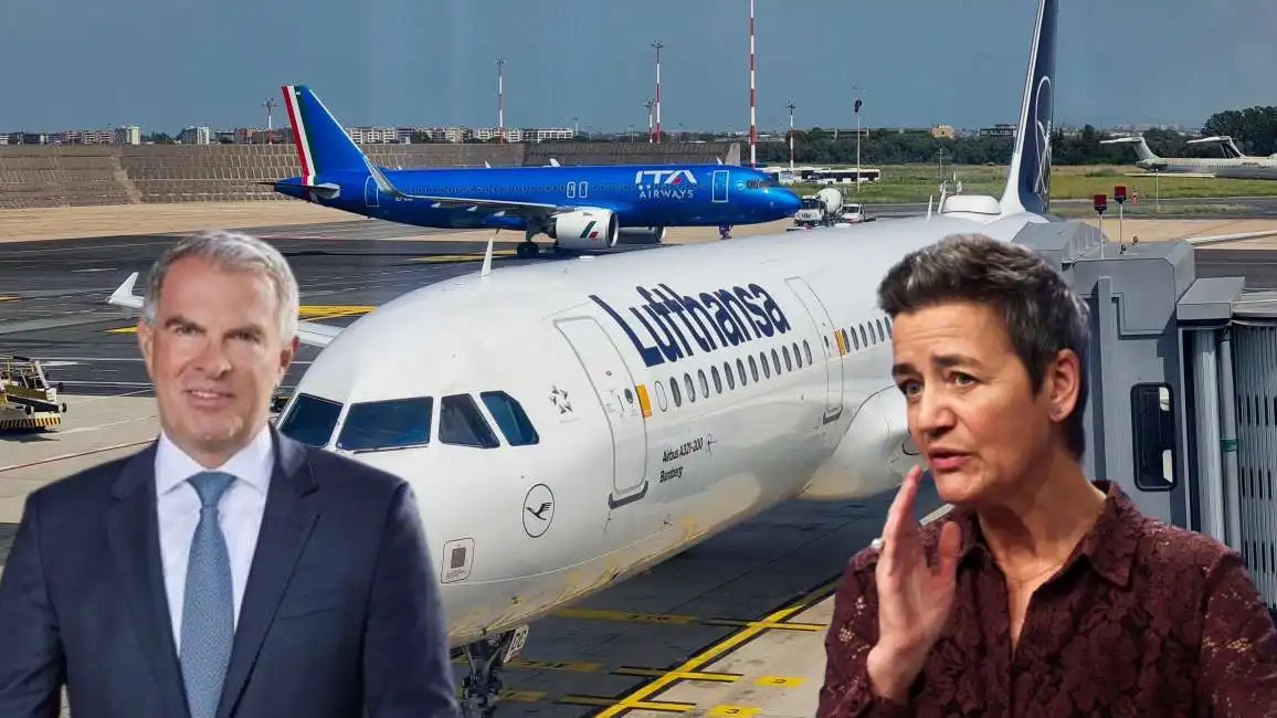 lufthansa ita airways carsten spohr margrethe vestager